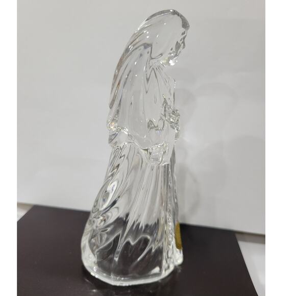 Vintage Princess‎ House 24% Lead Crystal Joseph Figurine Christmas Nativity - Picture 4 of 7
